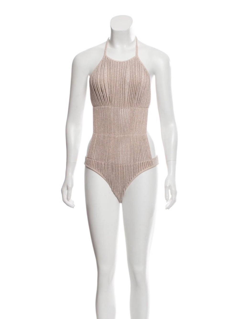 Agua de Coco Glitter Accented One-Piece Swimsuit w/Tags